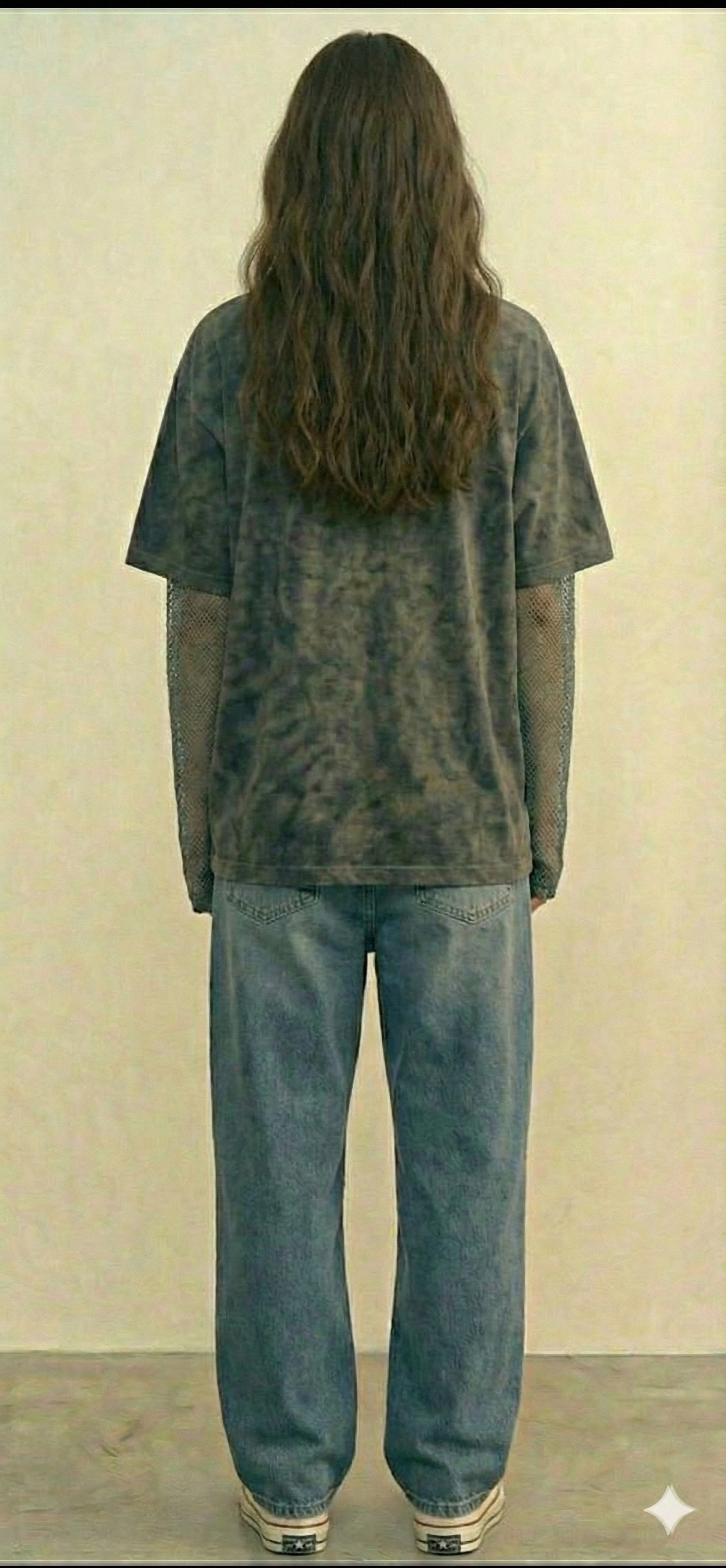 Vaulted Oak Mesh Layered Slate Tee - 2025