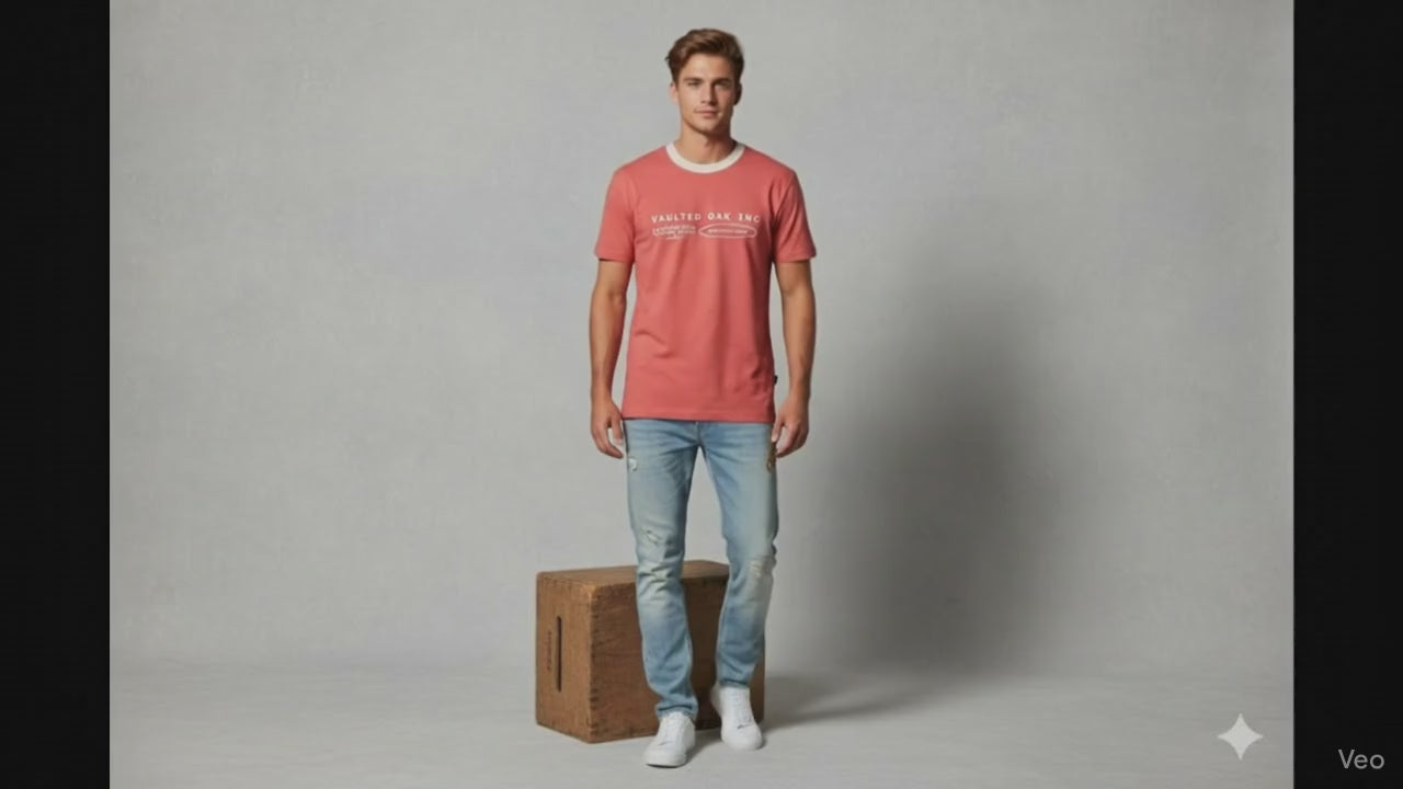 Vaulted Oak Pink Tee - 2021